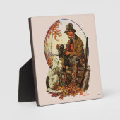 Hunter en Spaniel Fotoplaat (Voorkant)