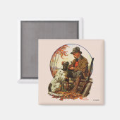 Hunter en Spaniel Magneet (Voorkant / Achterkant)