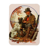 Hunter en Spaniel Magneet (Verticaal)
