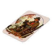 Hunter en Spaniel Magneet (Linkerzijde)