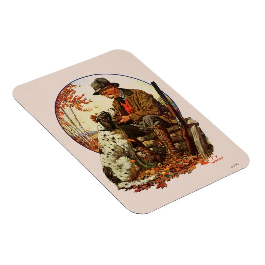 Hunter en Spaniel Magneet (Rechterzijde)