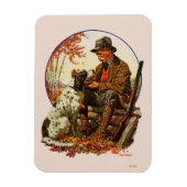 Hunter en Spaniel Magneet (Verticaal)