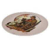 Hunter en Spaniel Snijplank (Hoek)