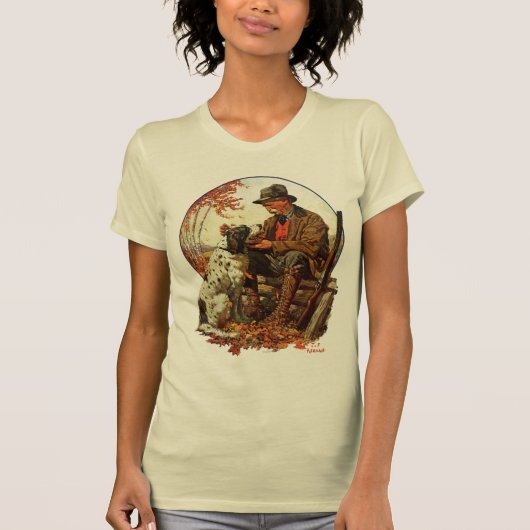 Hunter en Spaniel T-shirt (Voorkant)