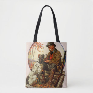 Hunter en Spaniel Tote Bag