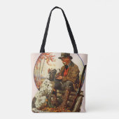 Hunter en Spaniel Tote Bag (Achterkant)