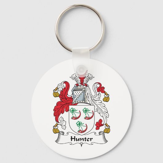 Hunter familiewapen sleutelhanger (Voorkant)