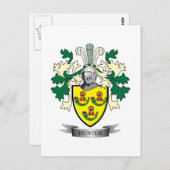 Hunter Family Crest Coat of Arms Briefkaart (Voorkant / Achterkant)