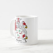 Hunter Family Crest Koffiemok (Voorkant links)