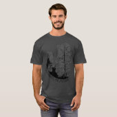 Hunter Feist en Cur Hunting Dogs T-shirt (Voorkant volledig)