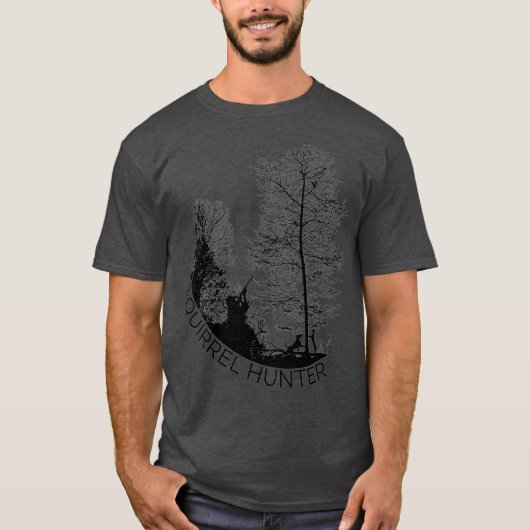 Hunter Feist en Cur Hunting Dogs T-shirt (Voorkant)