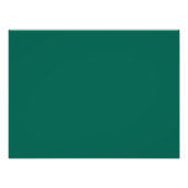 Hunter Forest Green - Aangepaste kleurenachtergron Foto Afdruk (Voorkant)