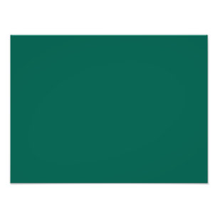 Hunter Forest Green - Aangepaste kleurenachtergron Foto Afdruk
