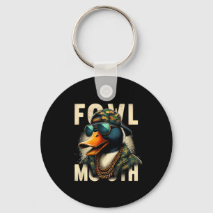 Hunter Fowl Mouth Eend Jagen Goose Hunt Funny Du Sleutelhanger