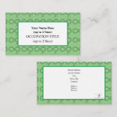 Hunter Gradient Infinity Hearts Visitekaartje (Voorkant / Achterkant)