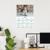 Hunter Green 2026 Photo Calendar 20x28 Poster (Thuiskantoor)