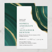 Hunter Green, agaat edelsteen Kaart (Voorkant / Achterkant)