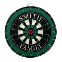 Hunter Green Black Gepersonaliseerde Dart Board