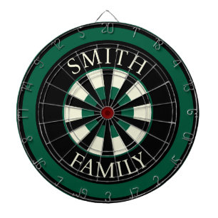 Hunter Green Black Gepersonaliseerde Dart Board Dartbord