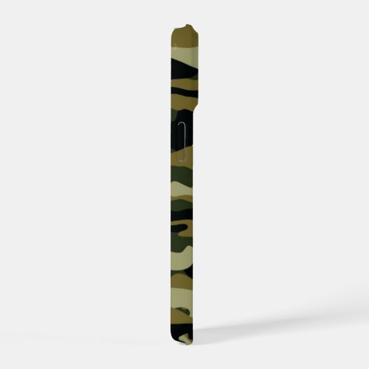 Hunter Green Camo iPhone 15 Case (Rechterkant)