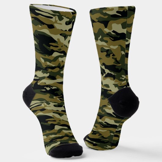 Hunter Green Camo Sokken (Gebogen)