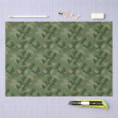 Hunter Green Camouflage Tissuepapier (Craft)
