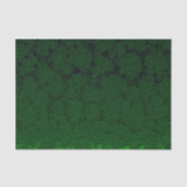 Hunter Green Elegant Succulent Pattern Decoupage Tissuepapier (Voorkant)