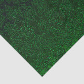 Hunter Green Elegant Succulent Pattern Decoupage Tissuepapier (Detail)