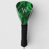 Hunter Green Fractal Design Persoonlijk Golfheadcover (Voorkant)