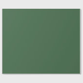 Hunter Green Glossy Wrapping Paper Cadeaupapier (Vlak)