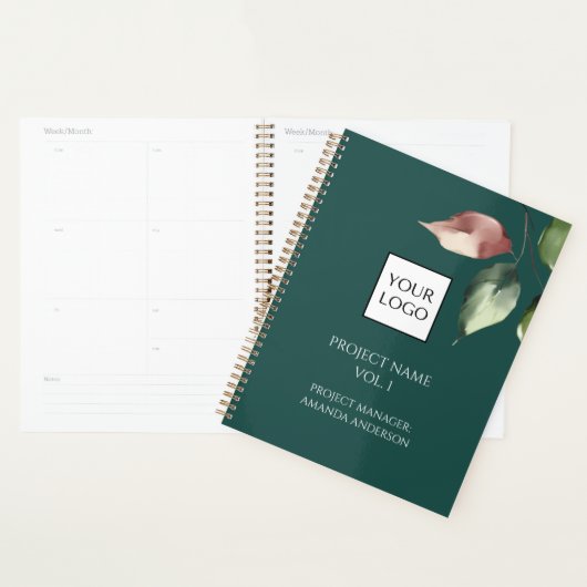 Hunter Green Logo Projectmanager Planner (Display)