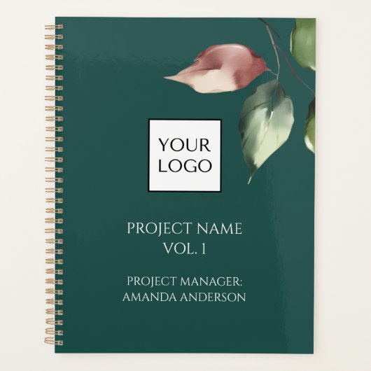 Hunter Green Logo Projectmanager Planner (Voorkant)
