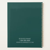 Hunter Green Logo Projectmanager Planner (Achterkant)