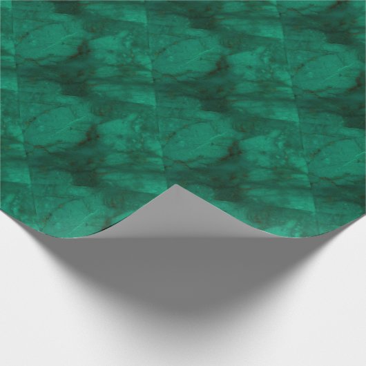 Hunter Green Marble Cadeaupapier (Hoek)