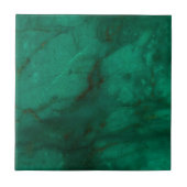 Hunter Green Marble Tegeltje (Voorkant)
