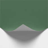 Hunter Green Matte Wrapping Paper Cadeaupapier (Hoek)