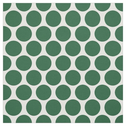 Hunter Green Mod Stippen Stof (Swatch)