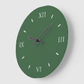 Hunter Green Modern Color Matching Grote Klok (Hoek)