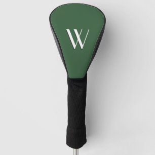 Hunter Green Monogram Golfheadcover