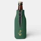 Hunter Green Nautical Bottle Cooler (Fles Achterkant)