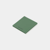 Hunter Green Professional Minimalistisch Zwart Scr Post-it® Notes (Schuin)