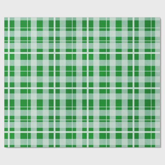 Hunter Green Pset Kerstmis Cadeaupapier (Vlak)