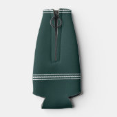 Hunter Green Rustic Vist Cabin Persoonlijk Flesjeskoeler (Achterkant)