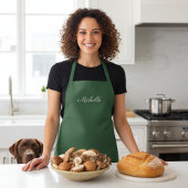 Hunter Green-Schort met aangepaste naam Michelle Schort