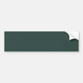 Hunter Green Solid Color Bumpersticker
