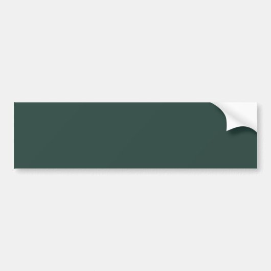 Hunter Green Solid Color Bumpersticker (Voorkant)