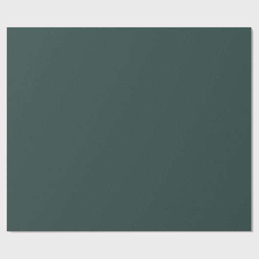 Hunter Green Solid Color Cadeaupapier (Vlak)