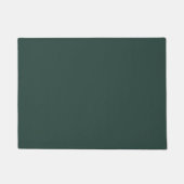 Hunter Green Solid Color Deurmat (Voorkant)