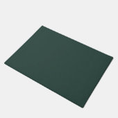 Hunter Green Solid Color Deurmat (Schuin)
