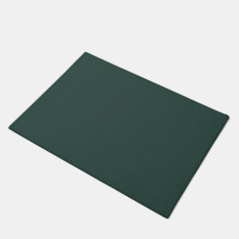 Hunter Green Solid Color Deurmat